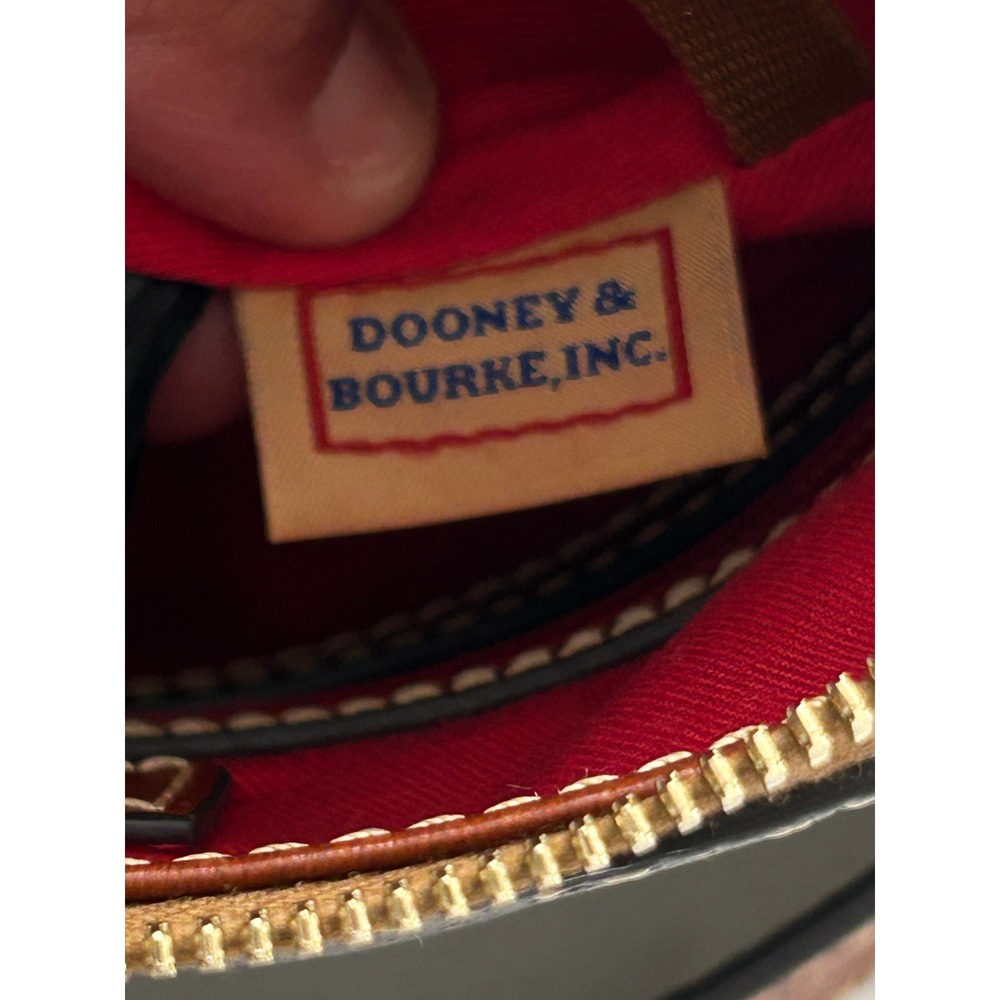 Dooney & Bourke Black Pebble Grain Cameron Crossbody w/ Guitar Strap - Picture 12 of 15
